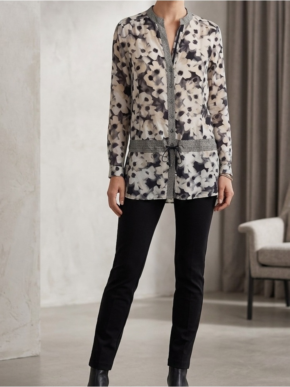 Floral Tunic Blouse